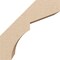 Ekena Millwork 5-inch W x 8-inch D x 8-inch H Monterey Rough Cedar Woodgrain TimberThane Knee Brace, Primed BRCUR05X08X08MONRCPR - alternate 2